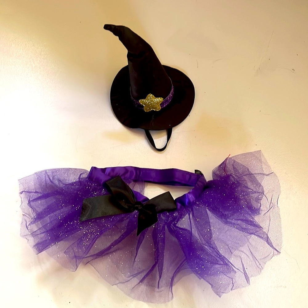 3/$20 EUC Witch dog / cat / small pet witch Halloween costume!!!
